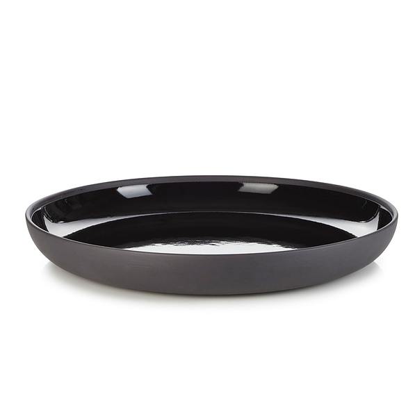 REVOL Solid 27 cm czarny – talerz obiadowy płytki porcelanowy