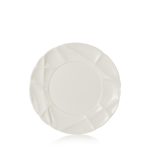 REVOL Succesion 23 cm biały – talerz obiadowy płytki porcelanowy
