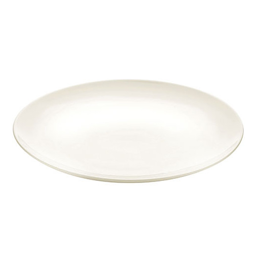 Talerz obiadowy płytki porcelanowy TESCOMA CREMA OKRĄG BIAŁY 27 cm