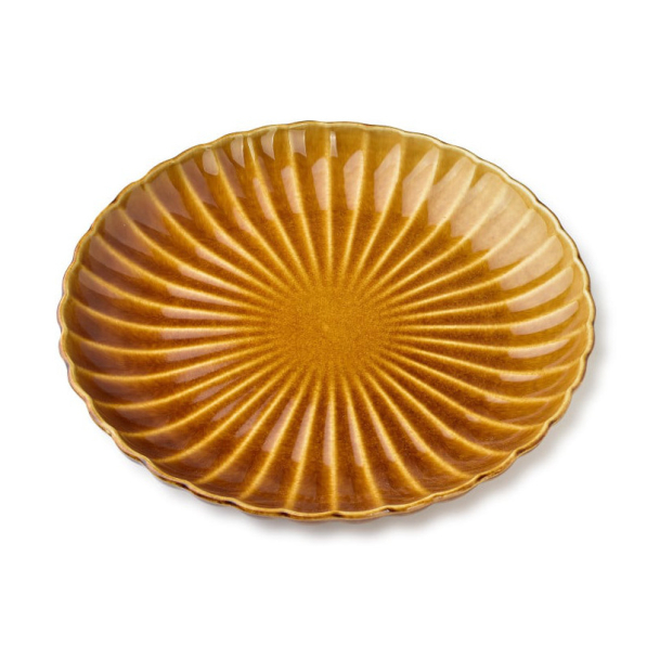 Talerz obiadowy porcelanowy AFFEK DESIGN EVIE HONEY 27 cm