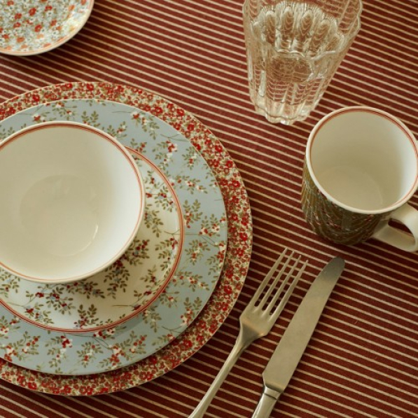 Talerz obiadowy porcelanowy LAURA ASHLEY STOCKBRIDGE 23 cm 