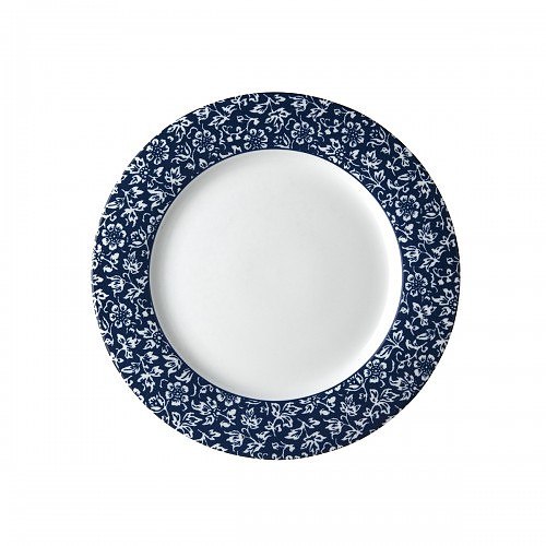 Talerz obiadowy porcelanowy LAURA ASHLEY SWEET ALLYSUM BIAŁY 23 cm 