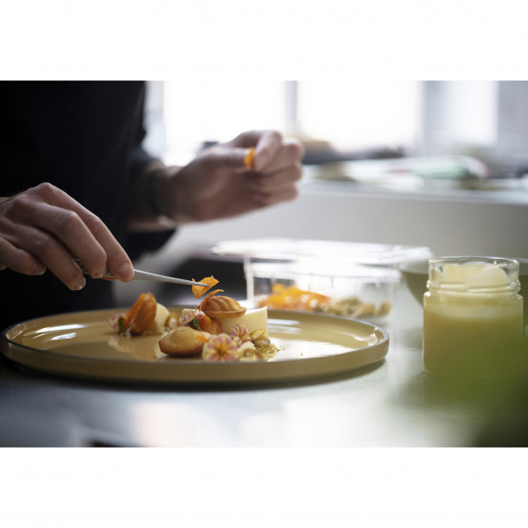 REVOL Caractere Kurkuma 30 cm - talerz obiadowy płytki porcelanowy