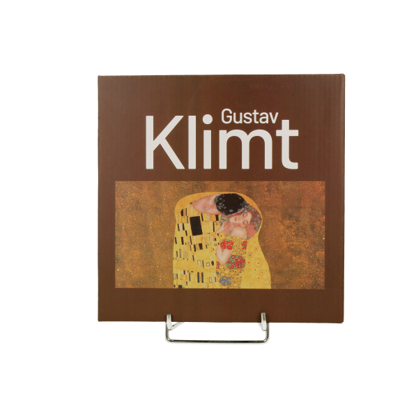 Talerze deserowe porcelanowe DUO ART GALLERY THE KISS BY GUSTAV KLIMT 19 cm 2 szt. 