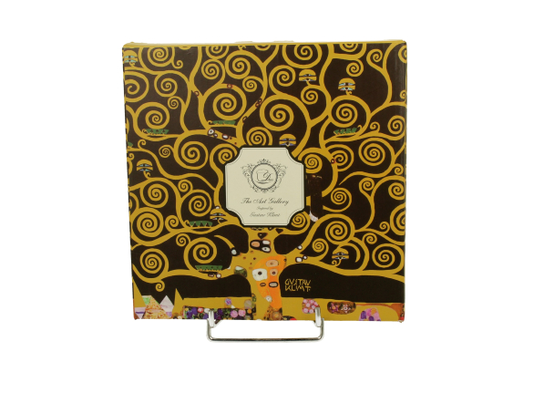 Talerze deserowe porcelanowe DUO ART GALLERY TREE OF LIFE BY GUSTAV KLIMT 19 cm 2 szt. 