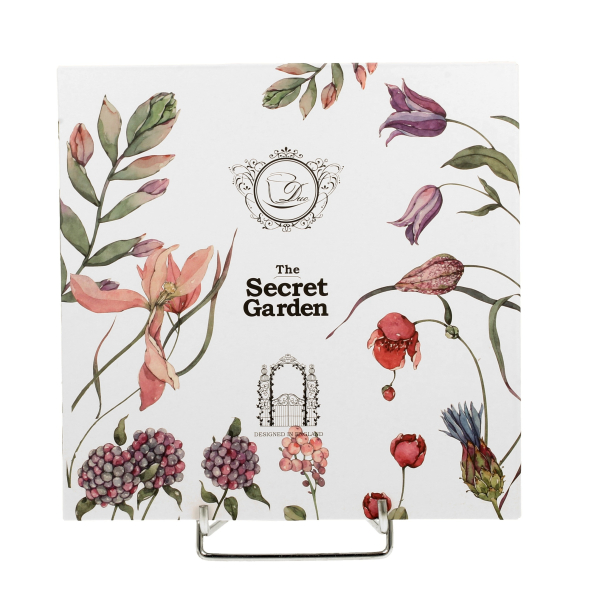 Talerze deserowe porcelanowe DUO THE SECRET GARDEN FLOWER MEADOW 19,3 cm 2 szt.