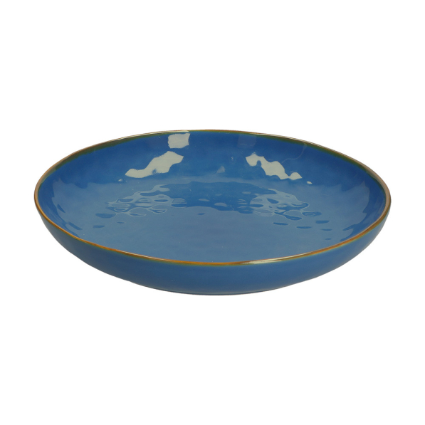 Talerze obiadowe głębokie kamionkowe ROSE TULIPANI CONCERTO BLU AVIO 30 cm 2 szt.