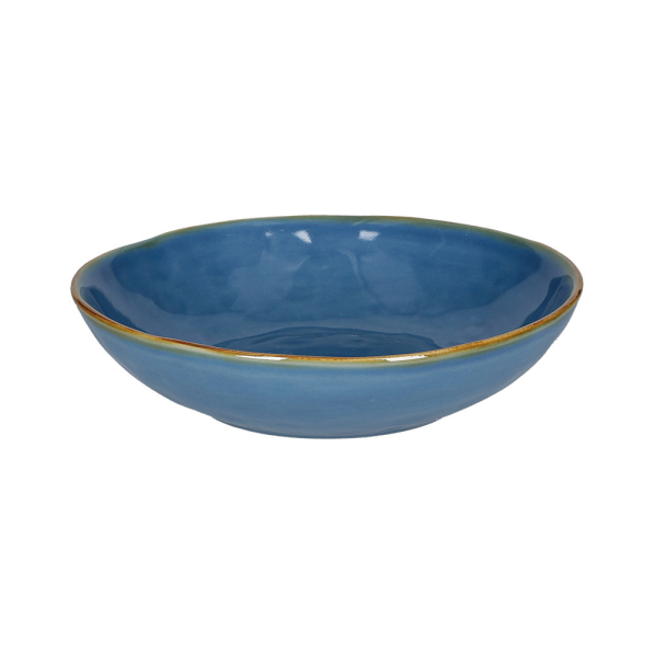 Talerze obiadowe głębokie kamionkowe ROSE TULIPANI CONCERTO BLU AVIO 21 cm 4 szt.