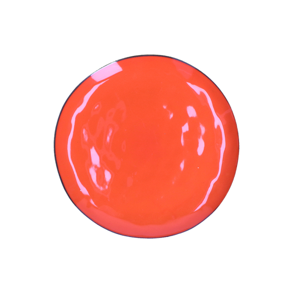 Talerze obiadowe płytkie kamionkowe ROSE TULIPANI CONCERTO ARANCIONE 27 cm 4 szt.