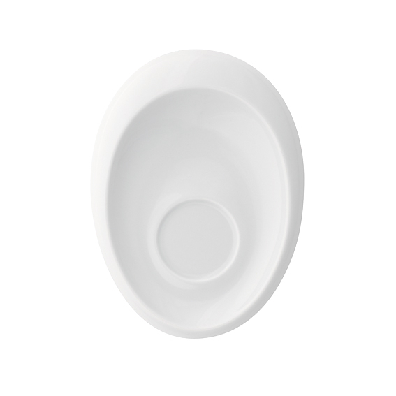 KAHLA Tao 13 cm biały - talerzyk / spodek porcelanowy 