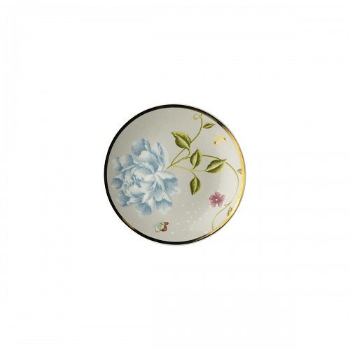 Talerzyk / spodek porcelanowy LAURA ASHLEY HERITAGE COBBLESTONE SZARY 12 cm