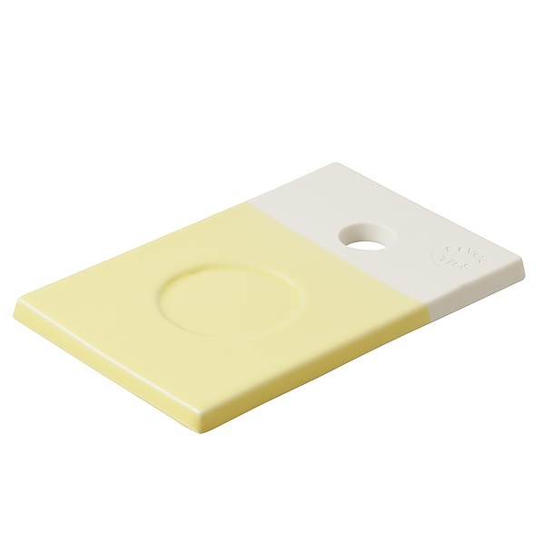 REVOL Color Lab 14 x 9 cm żółty – talerzyk / spodek porcelanowy