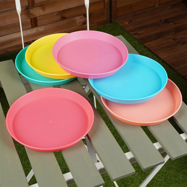 Talerzyki obiadowe dla dzieci płytkie EXCELLENT HOUSEWARE 22,5 cm 6 szt.