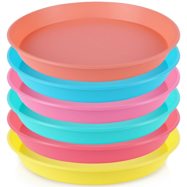 Talerzyki obiadowe dla dzieci płytkie EXCELLENT HOUSEWARE 22,5 cm 6 szt.