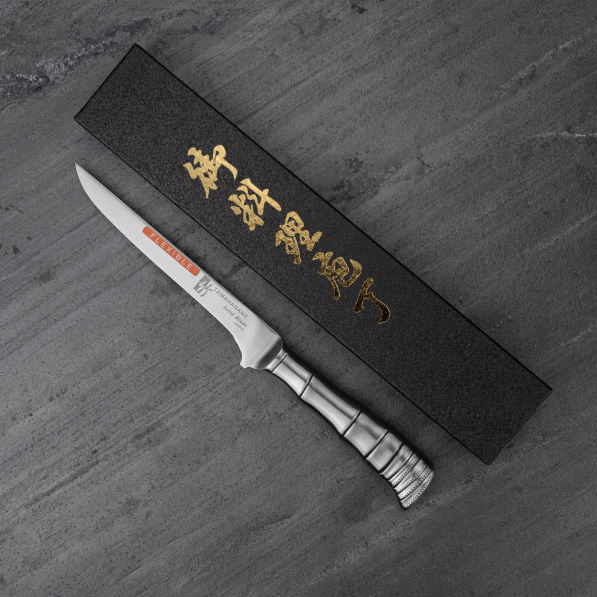 TAMAHAGANE Bamboo 16 cm - japoński nóż do wykrawania ze stali nierdzewnej