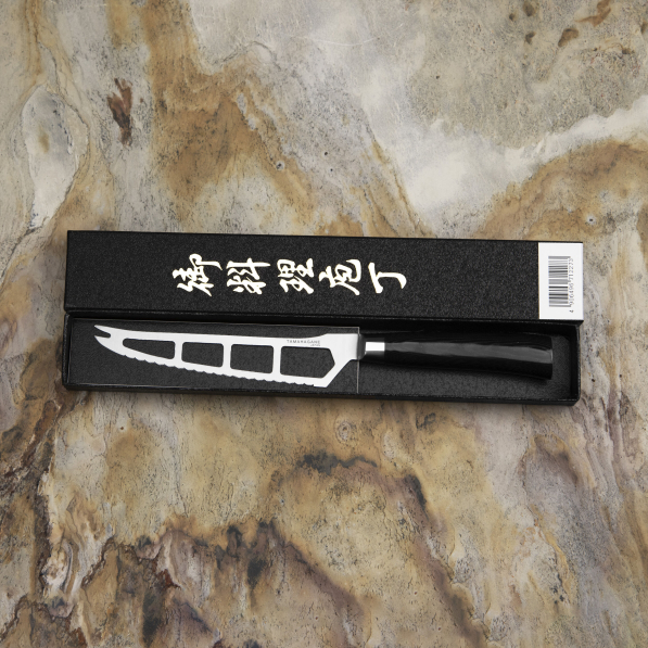 TAMAHAGANE San VG-5 Black 16 cm - nóż do sera japoński ze stali nierdzewnej