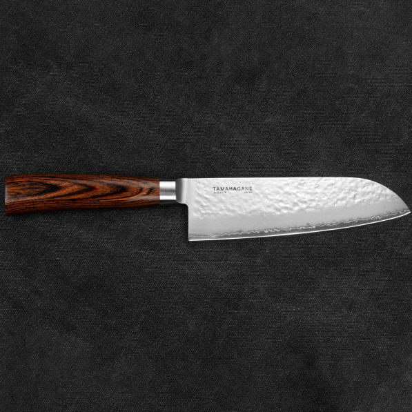 TAMAHAGANE Tsubame 17,5 cm - japoński nóż Santoku ze stali nierdzewnej