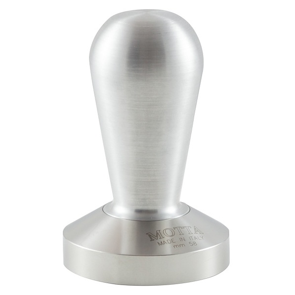MOTTA Tamper 58 mm srebrny - tamper / ubijak do kawy ze stali nierdzewnej