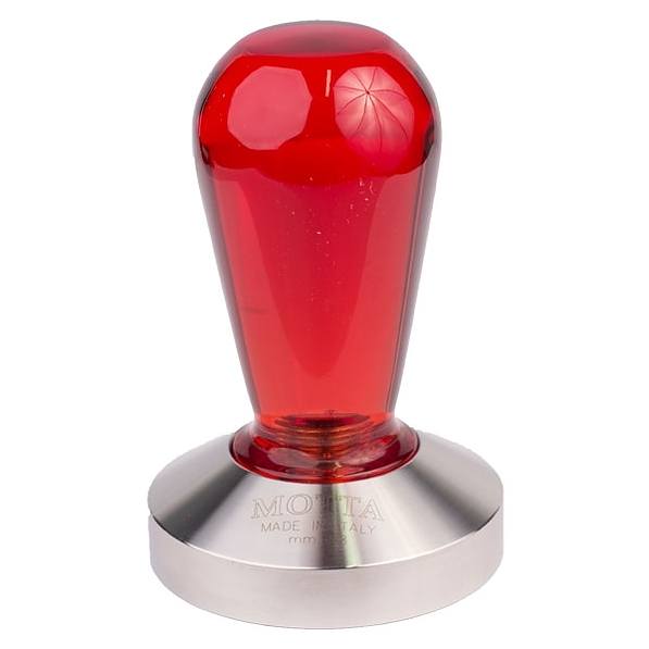 MOTTA Tamper 58 mm czerwony - tamper / ubijak do kawy ze stali nierdzewnej