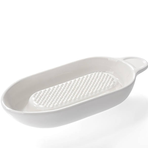 GEFU Fruttare biała - tarka kuchenna ręczna ceramiczna