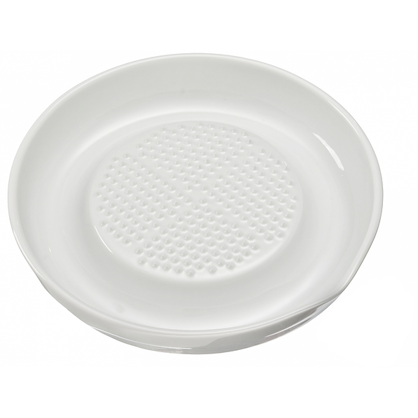KYOCERA Okrągła Duża biała – tarka kuchenna ręczna ceramiczna