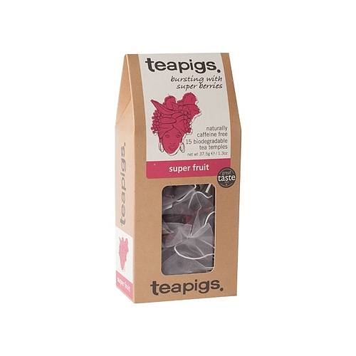 TEAPIGS Super Fruit 15 szt. - angielska herbata owocowa w piramidkach