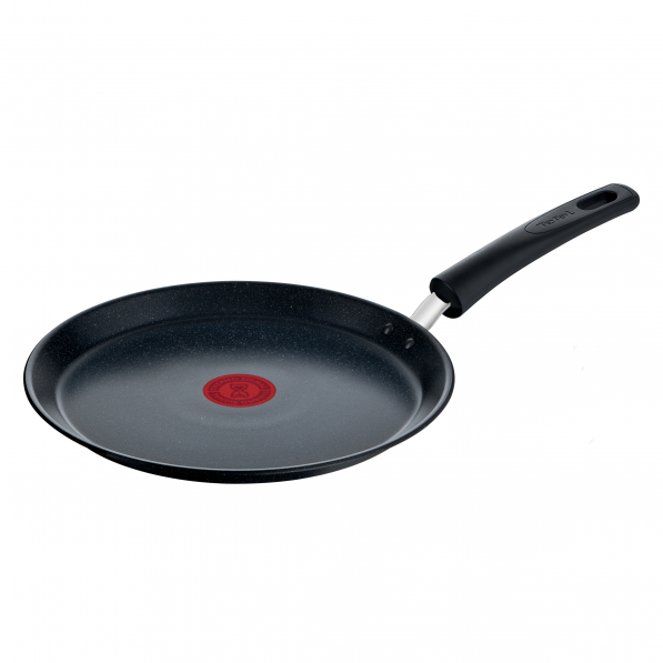 TEFAL Black Stone 25 cm czarna - patelnia do naleśników nieprzywierająca