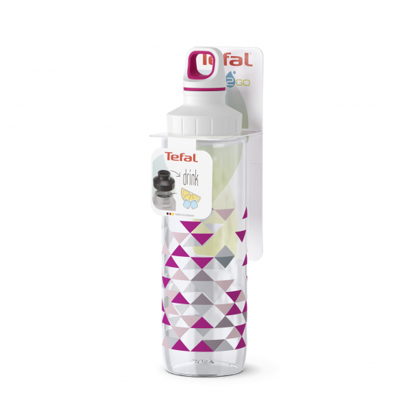 TEFAL Drink2Go 3100518793 0,7 l różowy - bidon plastikowy