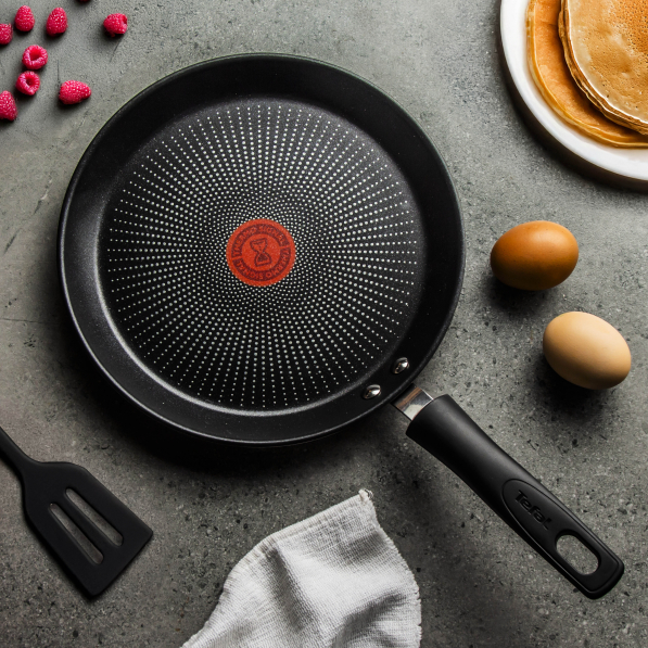TEFAL Duetto+ 25 cm czarna - patelnia do naleśników nieprzywierająca