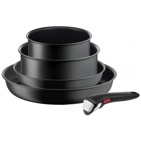 TEFAL Ingenio Ultimate - zestaw 2 garnków i 2 patelni aluminiowych z odpinaną rączką