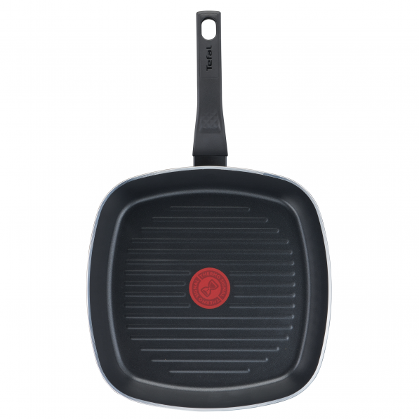 TEFAL Simply Clean Grill 26 x 26 cm czarna - patelnia grillowa nieprzywierająca