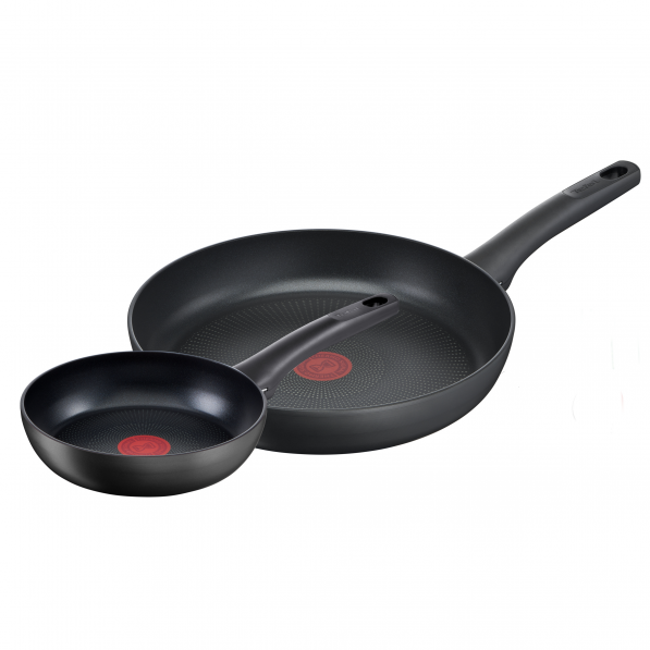 TEFAL Ultimate 2 szt. czarne - patelnie nieprzywierające