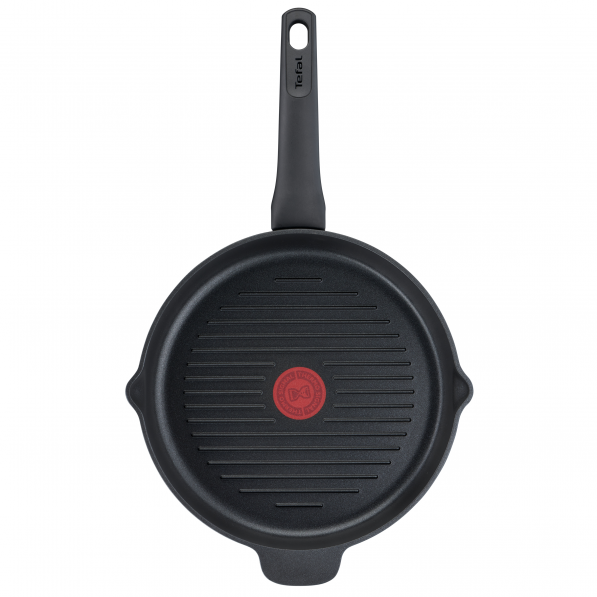 TEFAL Ultimate Grill 26 cm czarna - patelnia grillowa nieprzywierająca