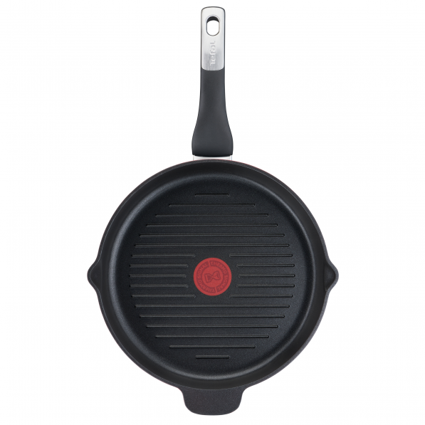 TEFAL Unlimited Grill 26 cm czarna - patelnia grillowa nieprzywierająca