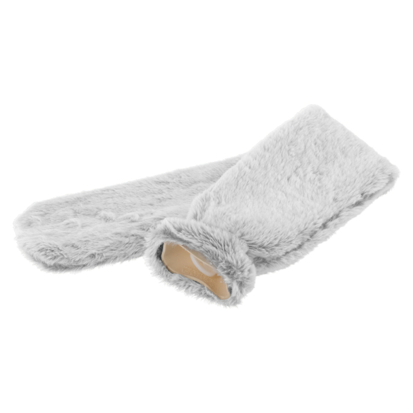 Termofor gumowy w pokrowcu HOT WATER BOTTLE JASNOSZARY