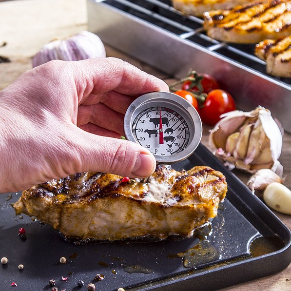 MOHA Thermo - termometr kuchenny do mięsa i steków stalowy