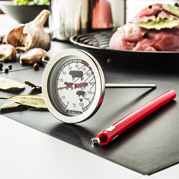 BROWIN Temperature - termometr kuchenny do mięsa i steków stalowy
