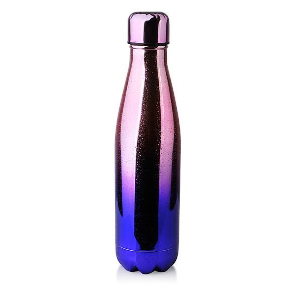 Termos / butelka termiczna stalowa COOKINI HOLLIE SHINE FIOLETOWO-RÓŻOWA 0,5 l 