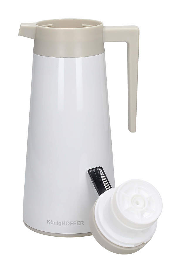 Termos konferencyjny do kawy i herbaty stalowy KONIGHOFFER ARCTIC WHITE 1,6 l