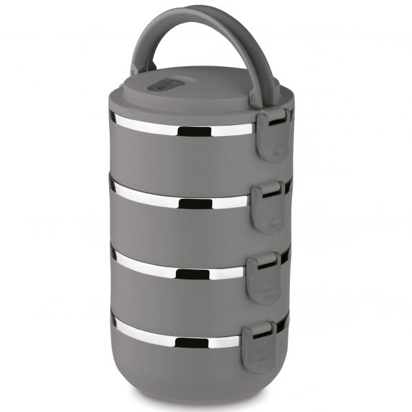 Lunch box / Pojemnik obiadowy ze stali nierdzewnej TADAR SZARY 1,6 l