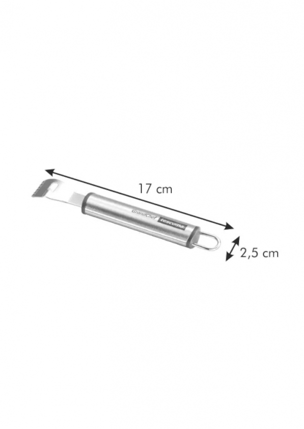 TESCOMA 17 cm - zester / tarka do cytrusów ze stali nierdzewnej