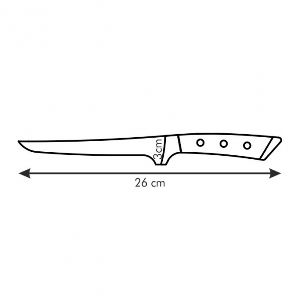 TESCOMA Azza 13 cm - nóż do filetowania ze stali nierdzewnej