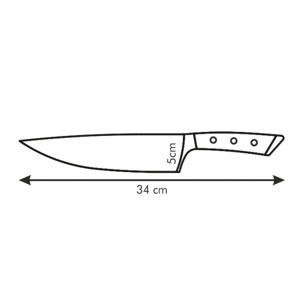 TESCOMA Azza 20 cm - nóż szefa kuchni ze stali nierdzewnej