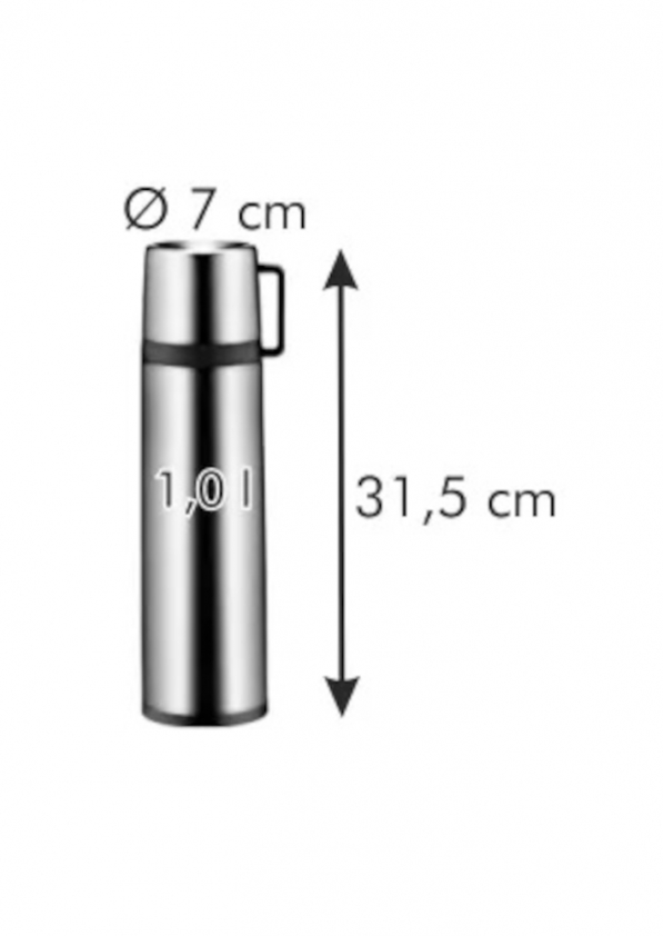 TESCOMA Constant 1 l - termos próżniowy do kawy i herbaty ze stali nierdzewnej