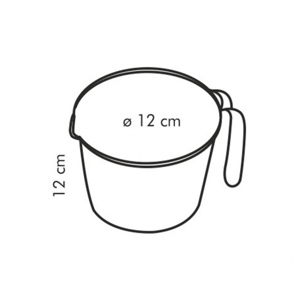 TESCOMA Delicia 1 l - miarka kuchenna plastikowa