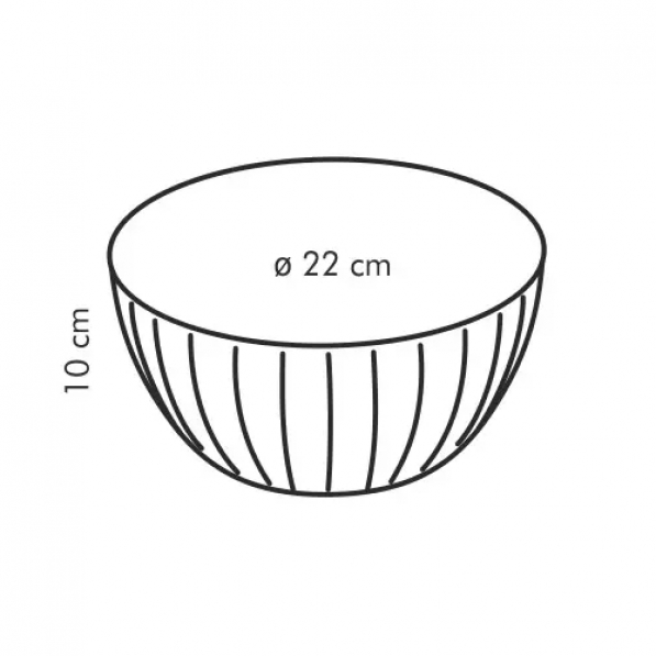 TESCOMA Delicia 2,5 l żółta - miska kuchenna plastikowa