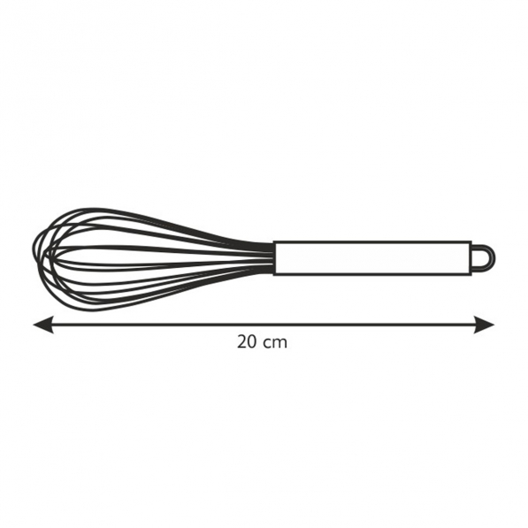 TESCOMA Delicia 22 cm - trzepaczka / rózga kuchenna do jajek stalowa