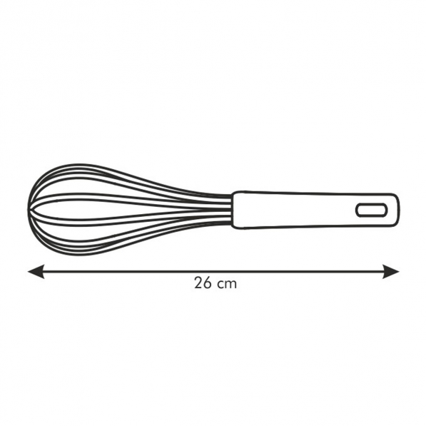 TESCOMA Delicia 26 cm biała - trzepaczka / rózga kuchenna do jajek nylonowa