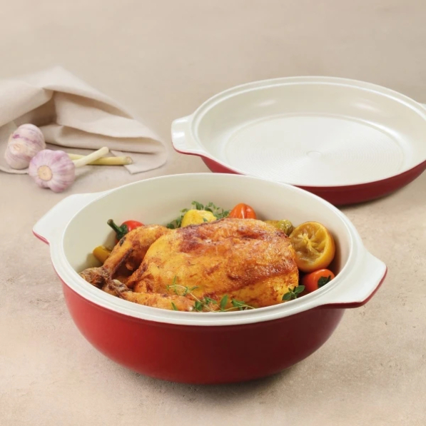 TESCOMA Delicia 30 cm - forma do pieczenia chleba z pokrywką ceramiczna