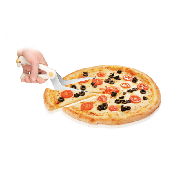 Tescoma Delicia białe - nożyczki do krojenia pizzy ze stali nierdzewnej 
